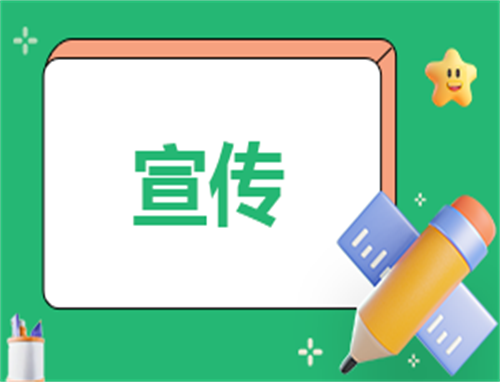 宣传活动新颖方案模板